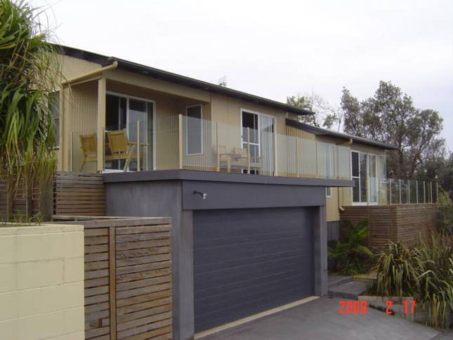 The front of the house