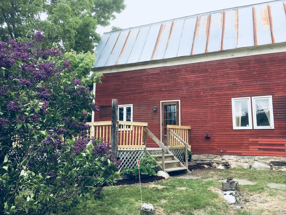 Nice gardens and deck