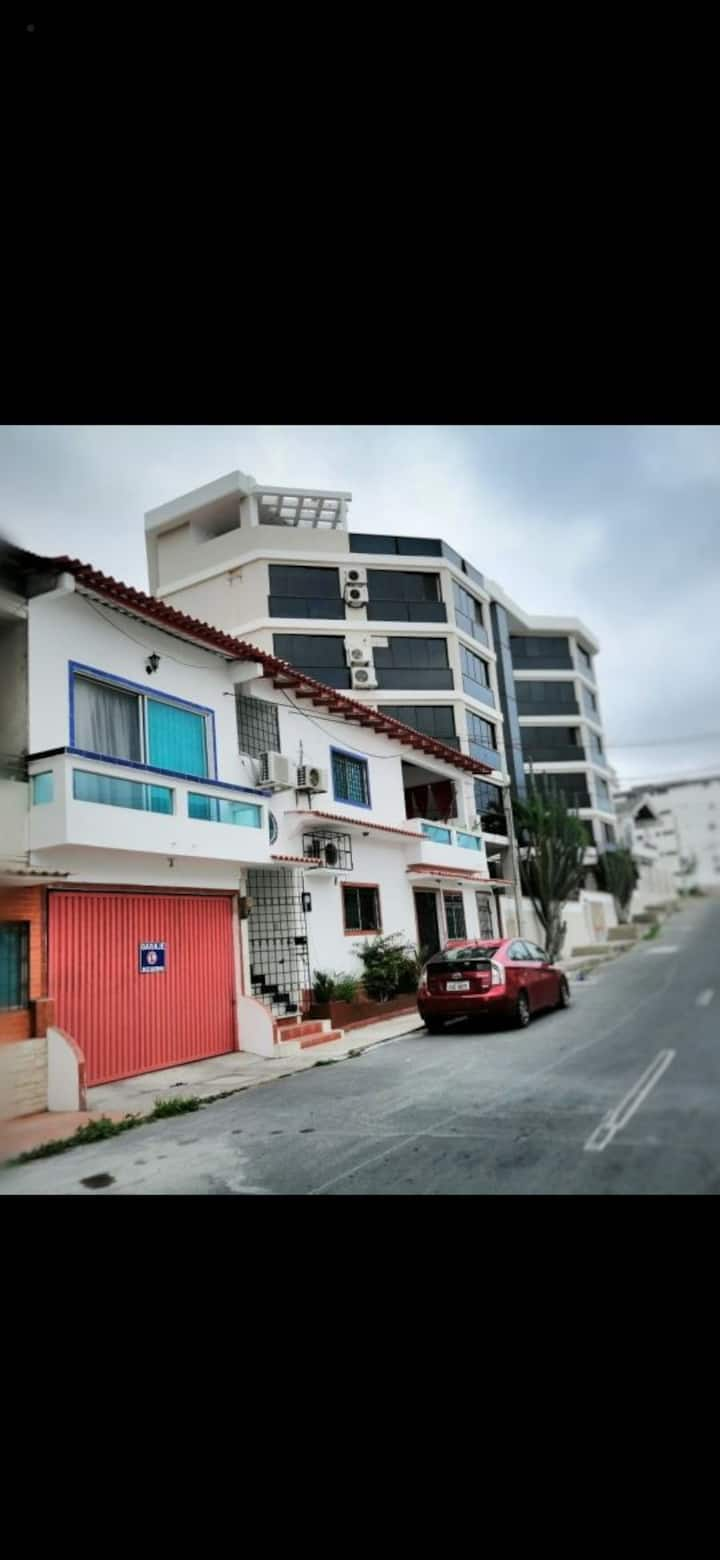 A separate apartment suite steps from the ocean.