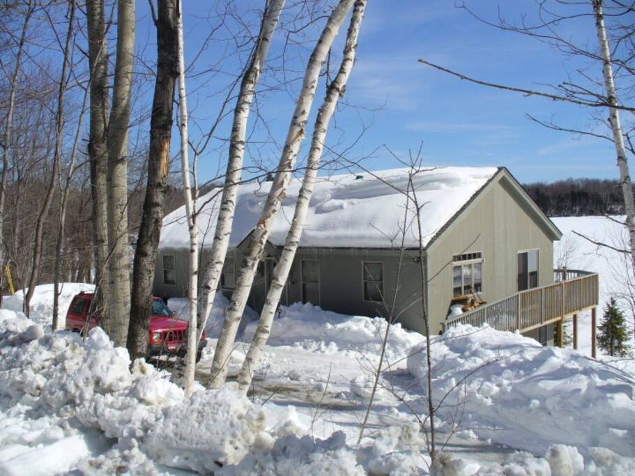 Perfect for ski season and only minutes away from Okemo or seconds away from ice fishing.