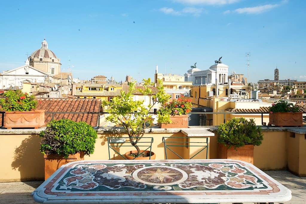 Amazing view on Vittoriano