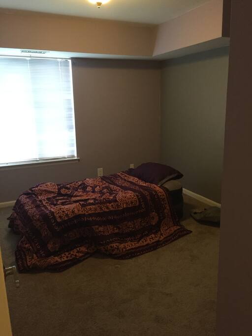 Smaller room with air mattress