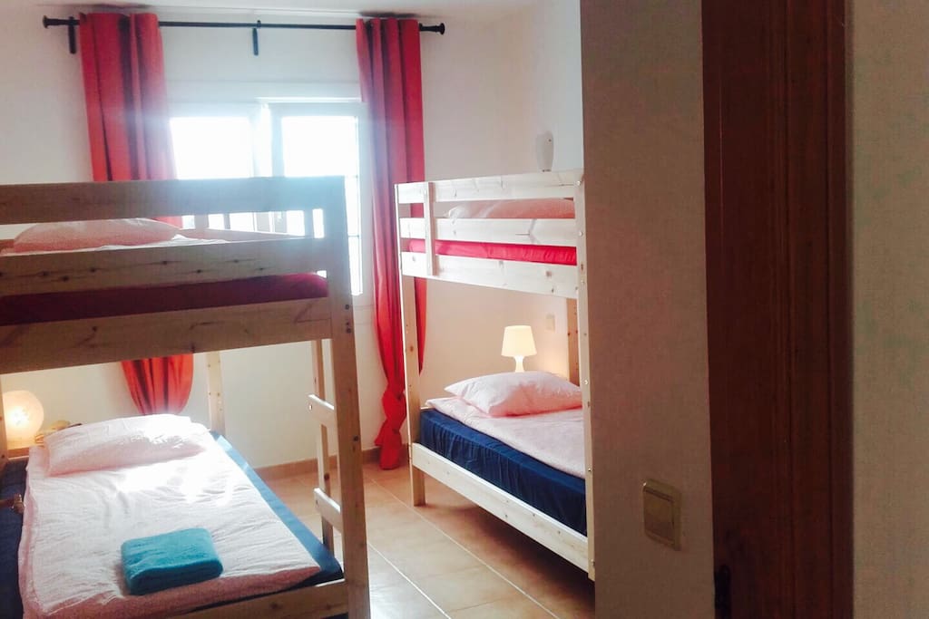 Dormitorio compartido 4 personas