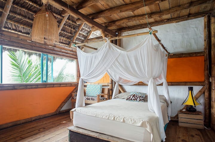 Პუნტა-დე-ინკუენტრო - სოლ - ორადგილიანი ოთახი ოკეანის ხედით - პირველი სართული