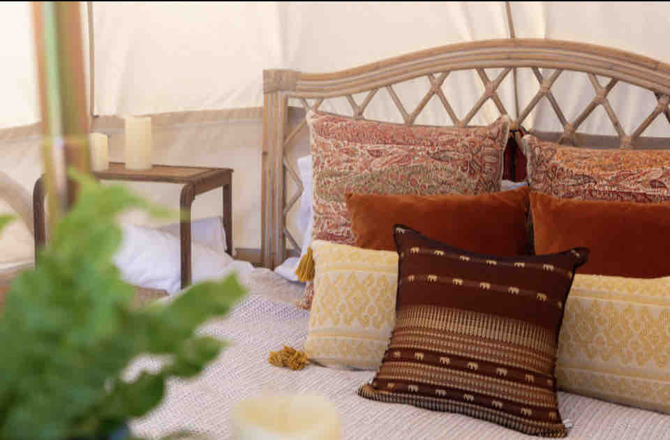 Queen bamboo charcoal Novilla bed, dual heated mattress pads, cotton sheets, many pillows, feather duvets, cotton covers. The bed is covered in mite proof covers and a cotton mattr