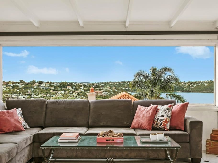 Beautiful view of Balmoral from living room.