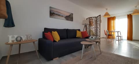 Top performing Airbnb: Beautiful new cottage, 3 people between Sea Countryside Forest in Brem Sur Mer