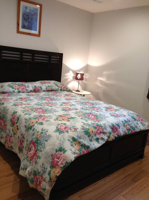 Bedroom 1 with queen size bed