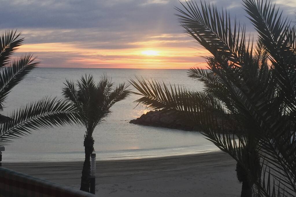 Mediterranean Sunrise view