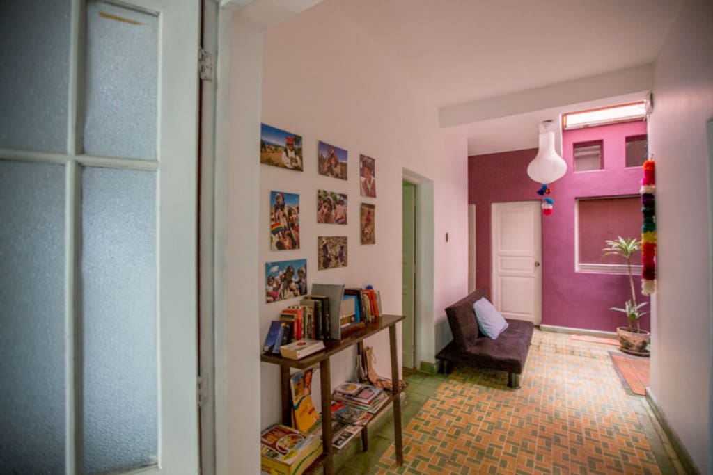 Book shelve and travelers information