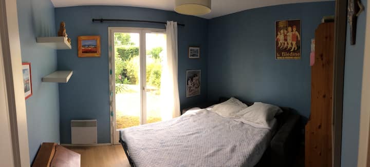 Dormitorio 3 en la planta baja con sofá cama