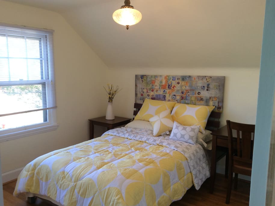 Guest room with hotel like amenities.