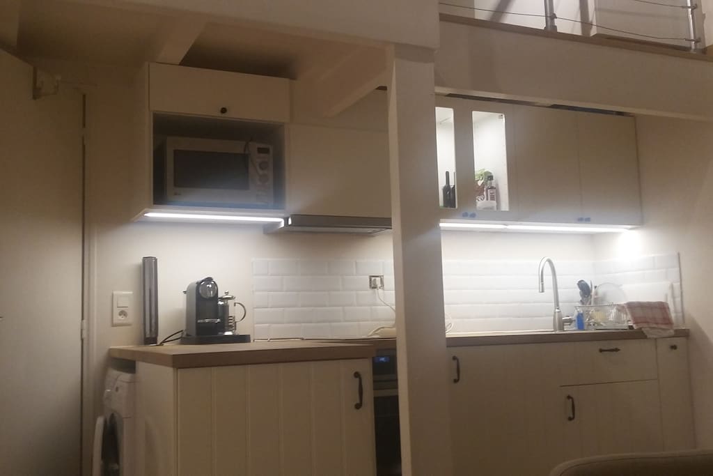 Kitchen corner in the Living room