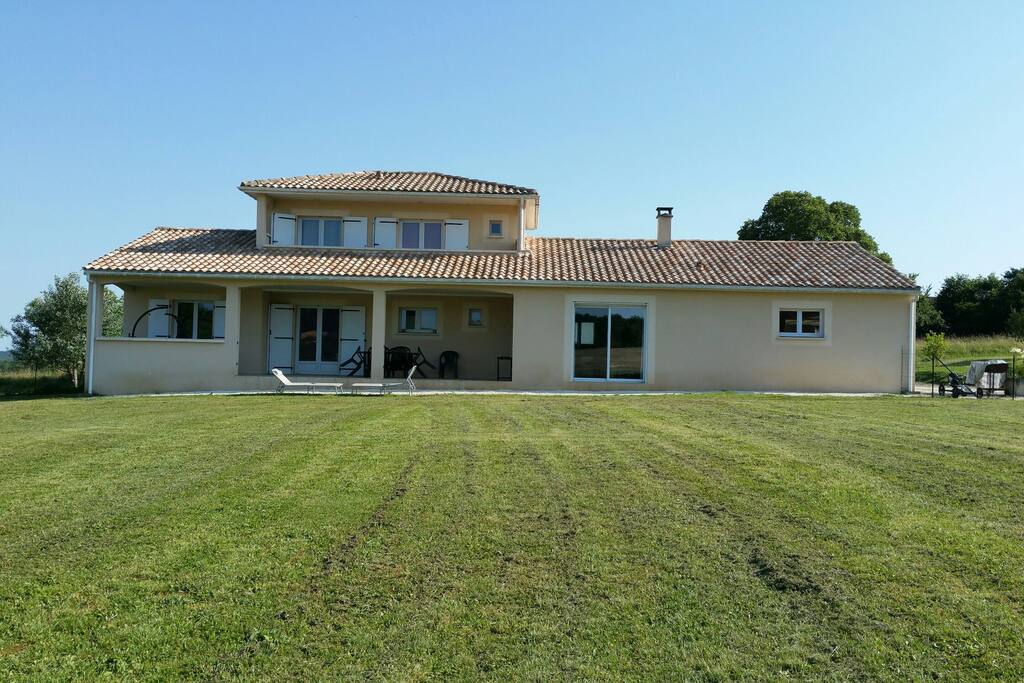 façade nord de la maison