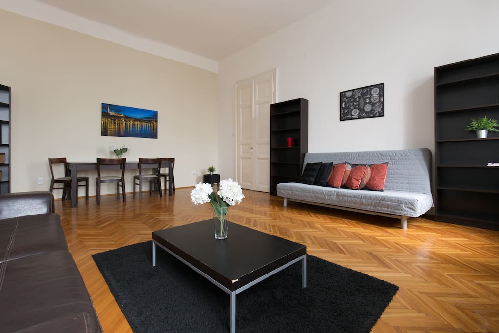 Bright, friendly living area