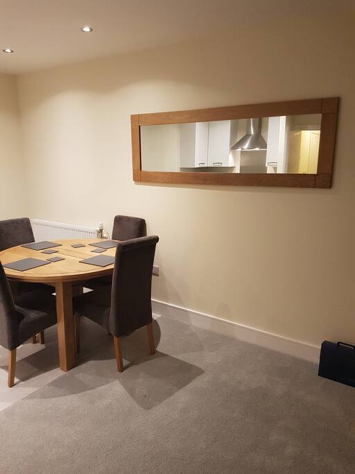 Good size table for dining working or simply entertaining.
