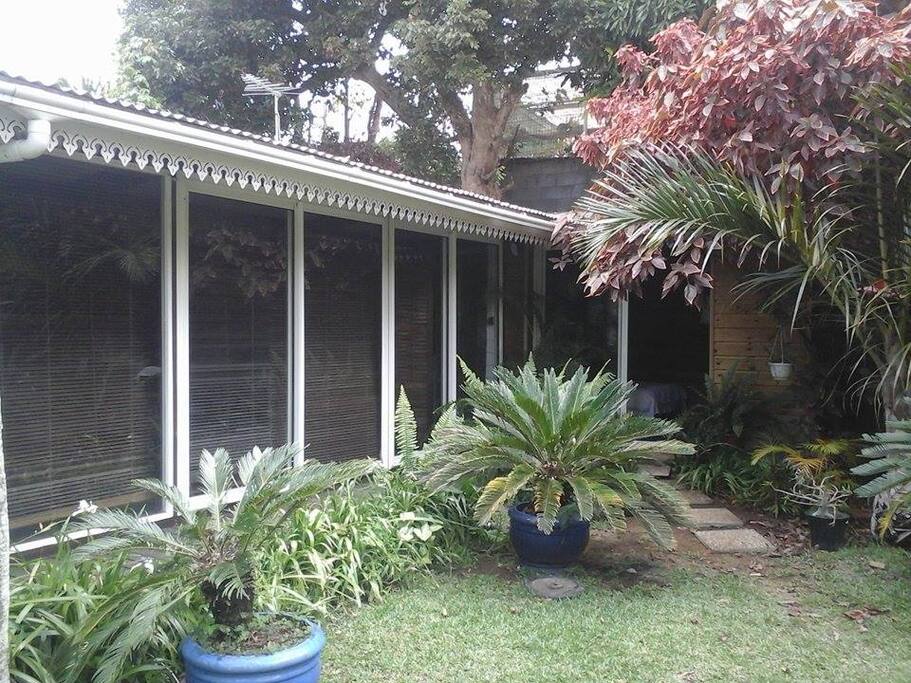 bungalow vu de l'extérieur