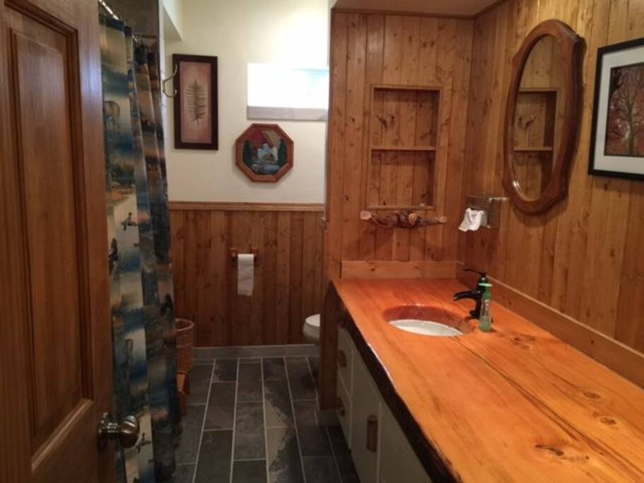The main bathroom
