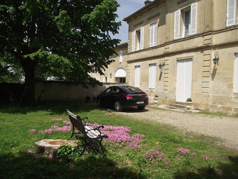 Façade de notre maison.