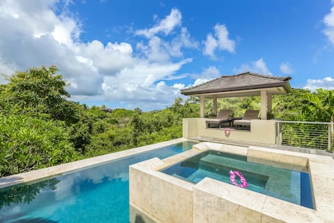 Hanalei Plantation Villa: Pool, Hot Tub, AC & View