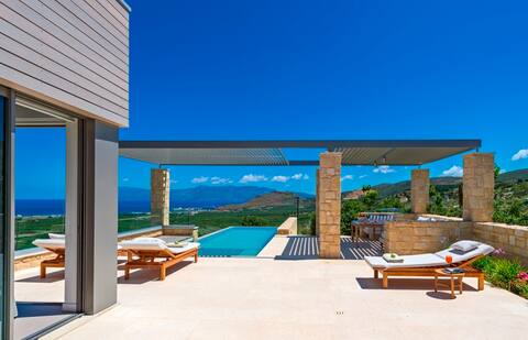 Stunning one bedroom villa in kissamos