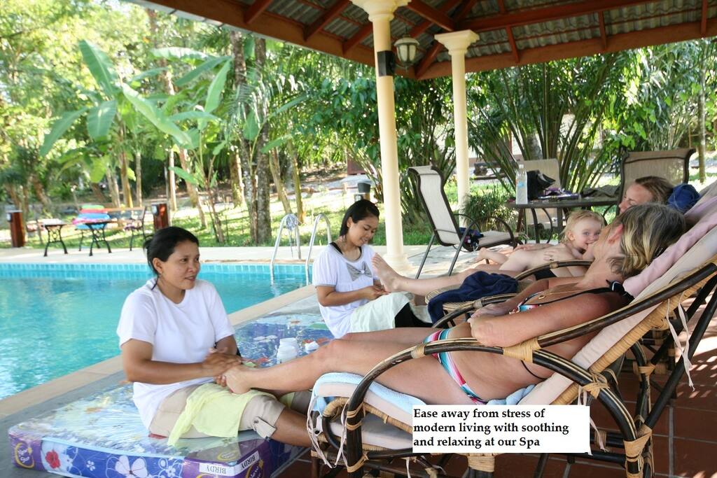 Massage ladys can be booked.