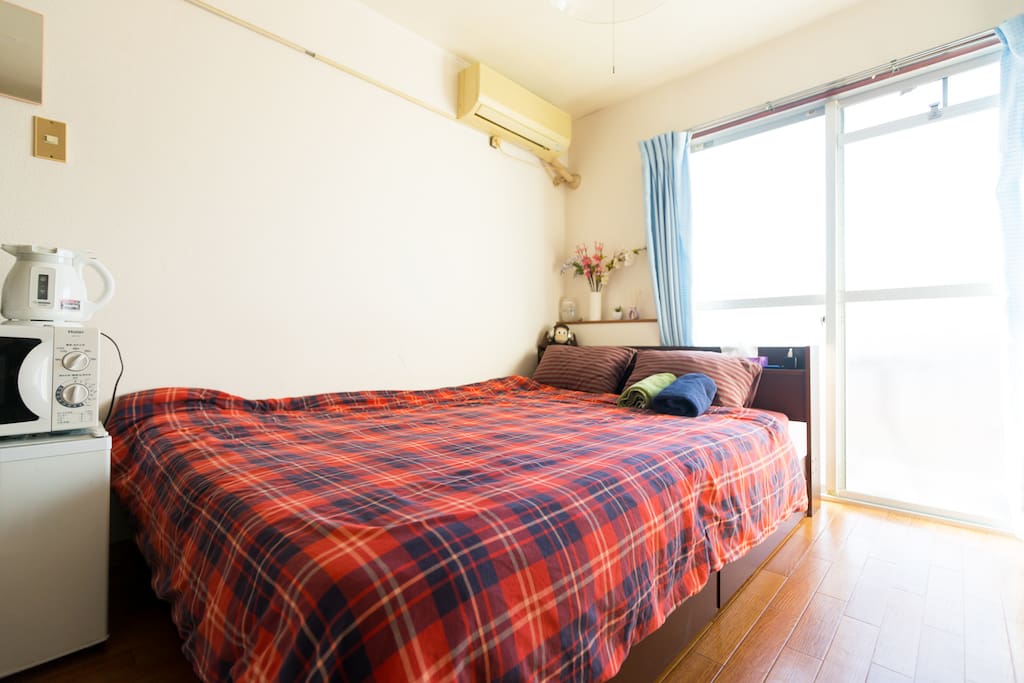 Muji comfortable double bed!