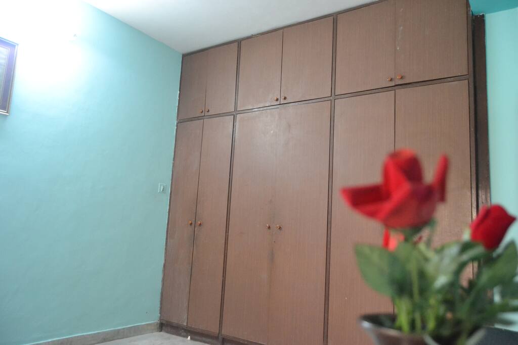 Wardrobe in bedroom