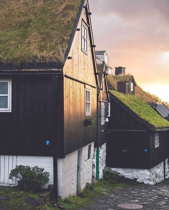 Authentic Faroese House In centrum of Tórshavn. Houses for Rent in
