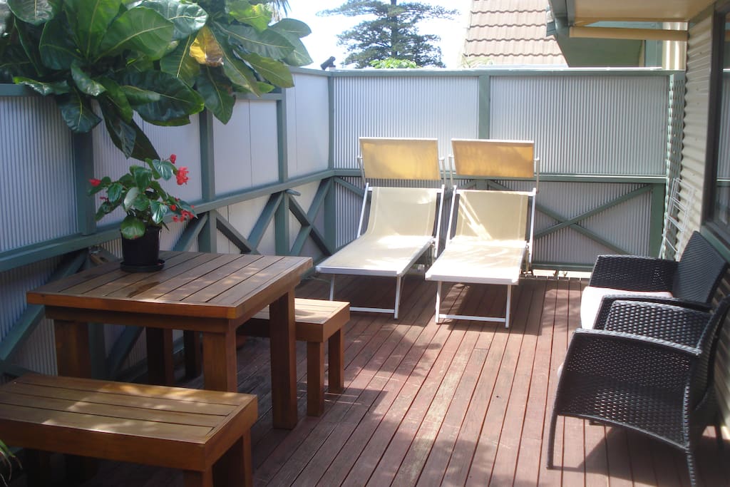 Private Verandahs with own 4-burner BBQ.