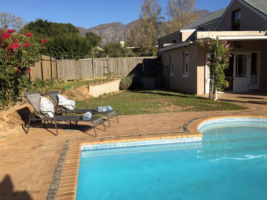 Relax next to our pool