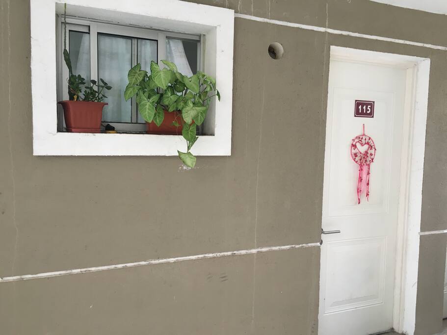 Frente del apartamento.