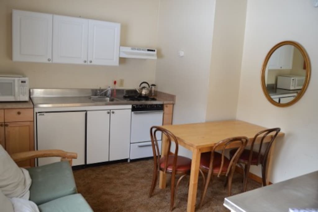 Back Chalet #11 Kitchenette unit.