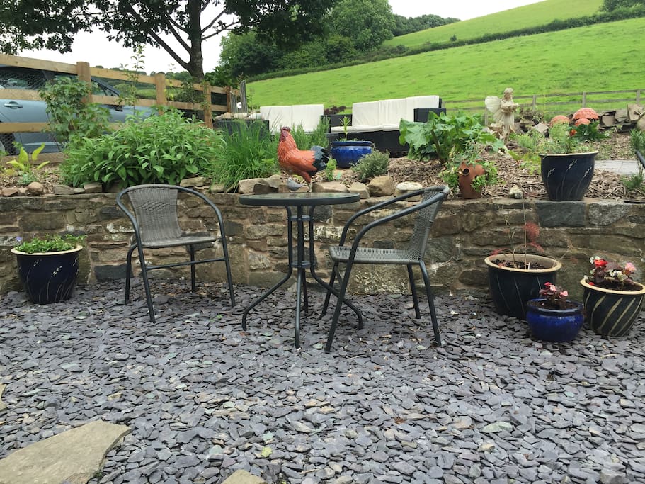 Outside seating areas