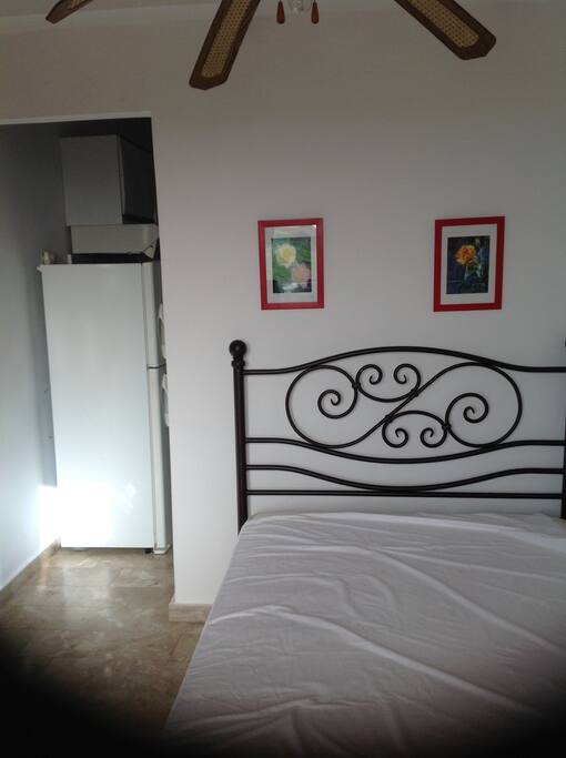 One bedroom sleeps 4