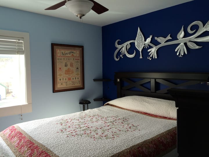 El dormitorio también tiene una vista estupenda.