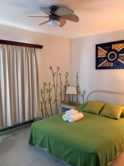 Your private bedroom with door lock.