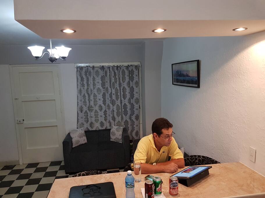 A quite place where you could work and enjoy