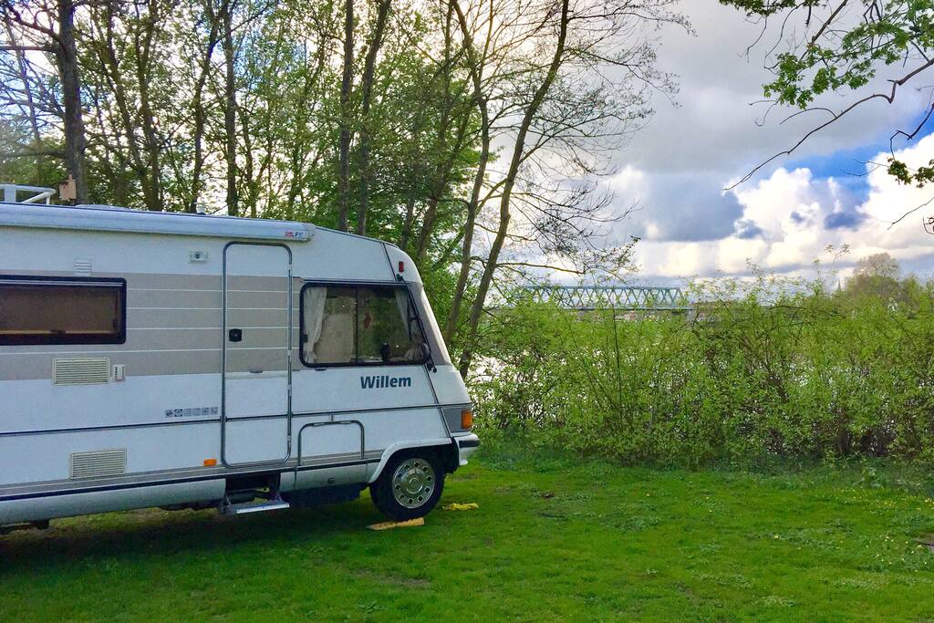 Plaats op stadscamping Deventer