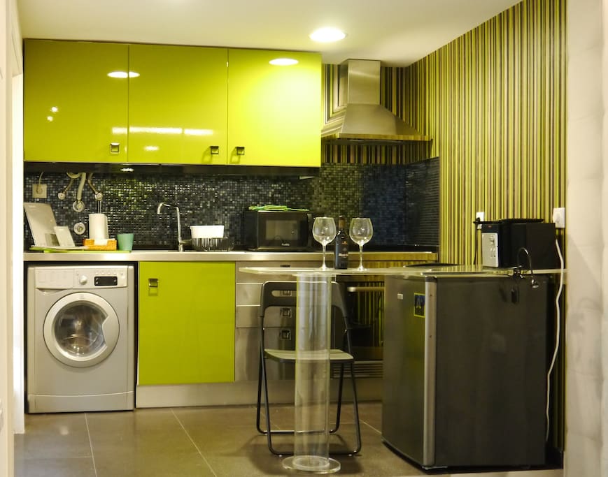 This is the kitchenette.
