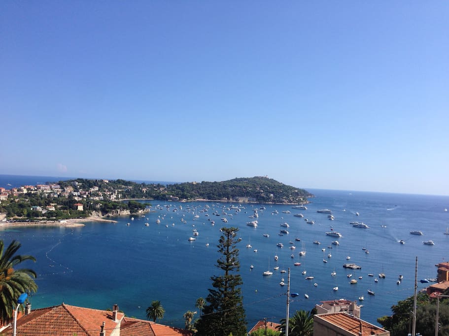 vue de la terrasse l'appartement