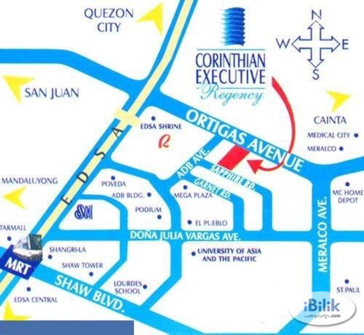 Map to find the location