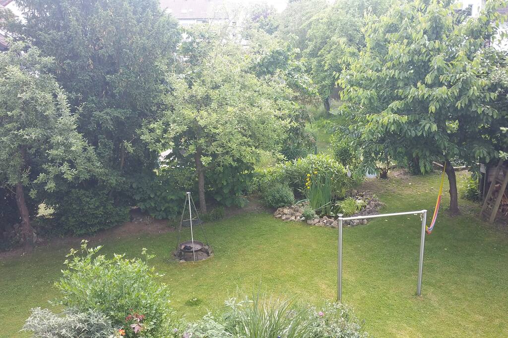 Blick vom Balkon