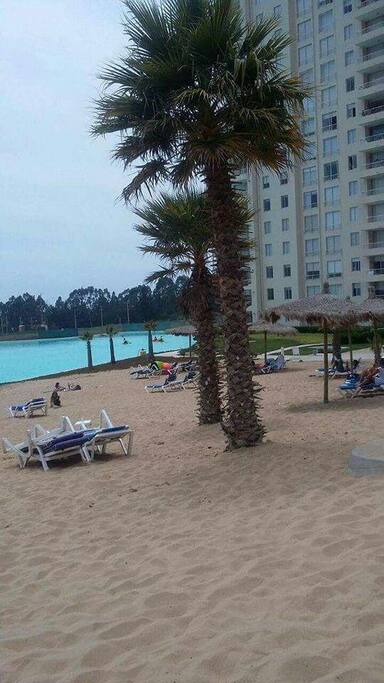 Acceso a piscina