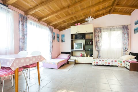 Top Airbnb: KRK, small House (apt+studio), 7p in Skrbčići