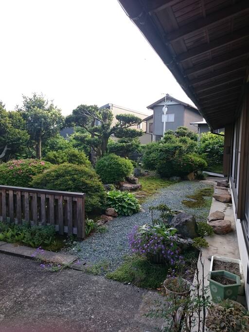 お庭です。