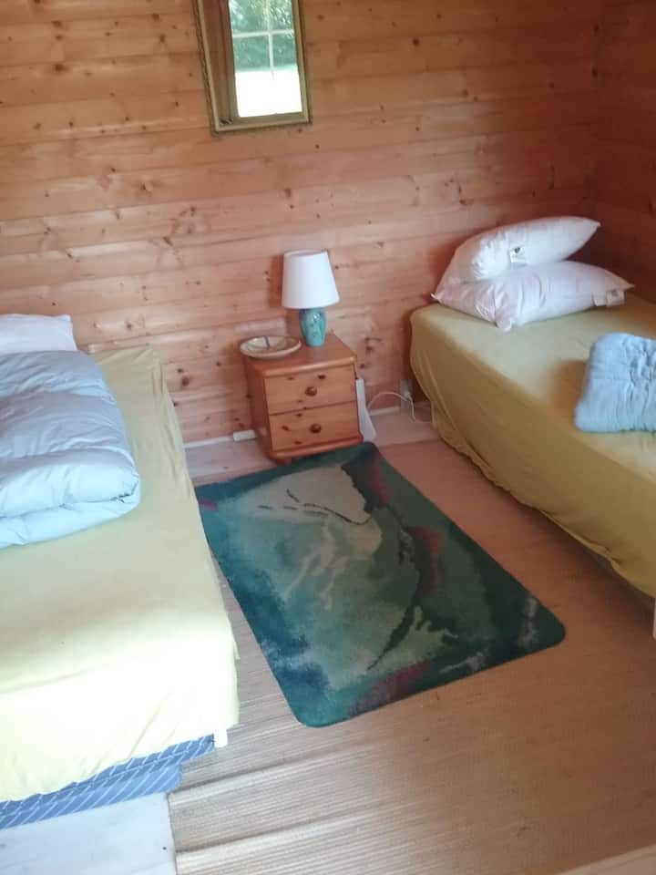 Možnosti spania v prístavbe.