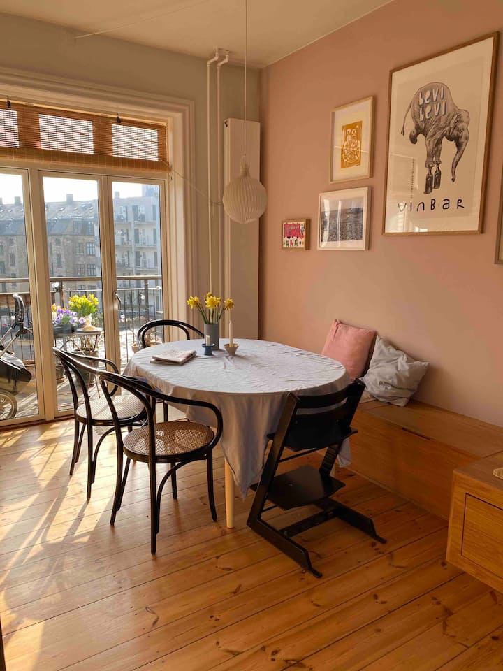 Sunny & Spacius Flat In Hip Nørrebro/nordvest - Kopenhagen