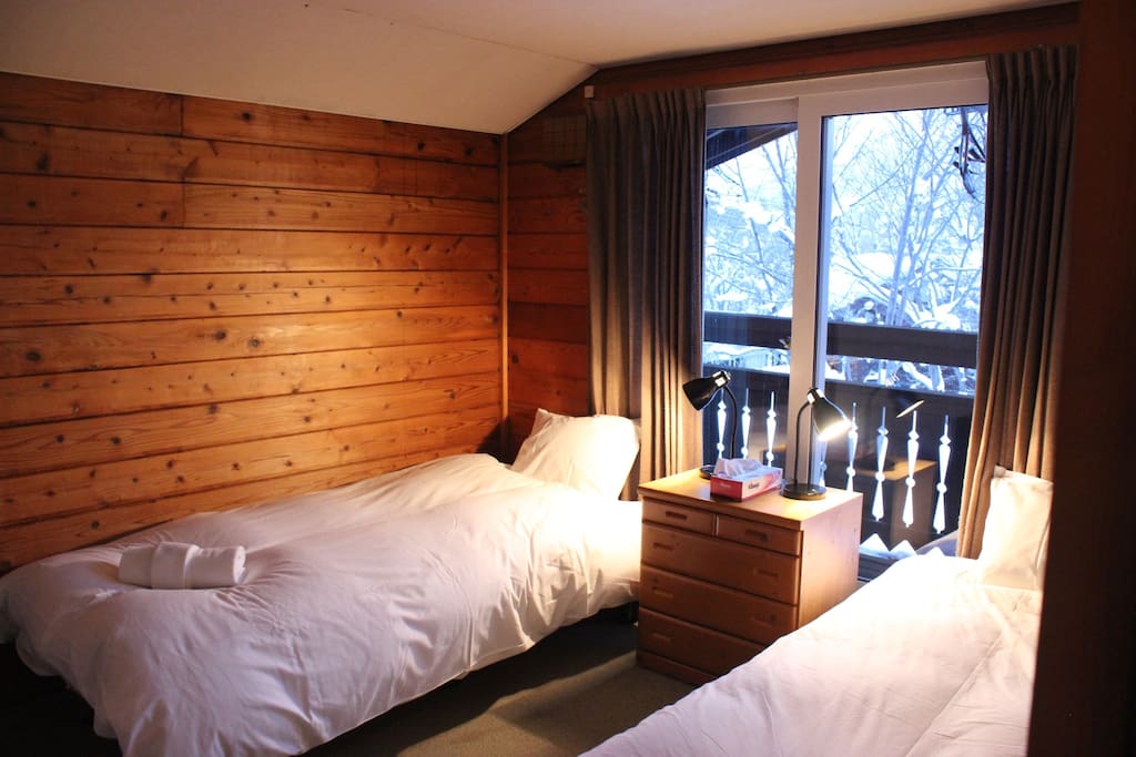 Typical twin bed configuration