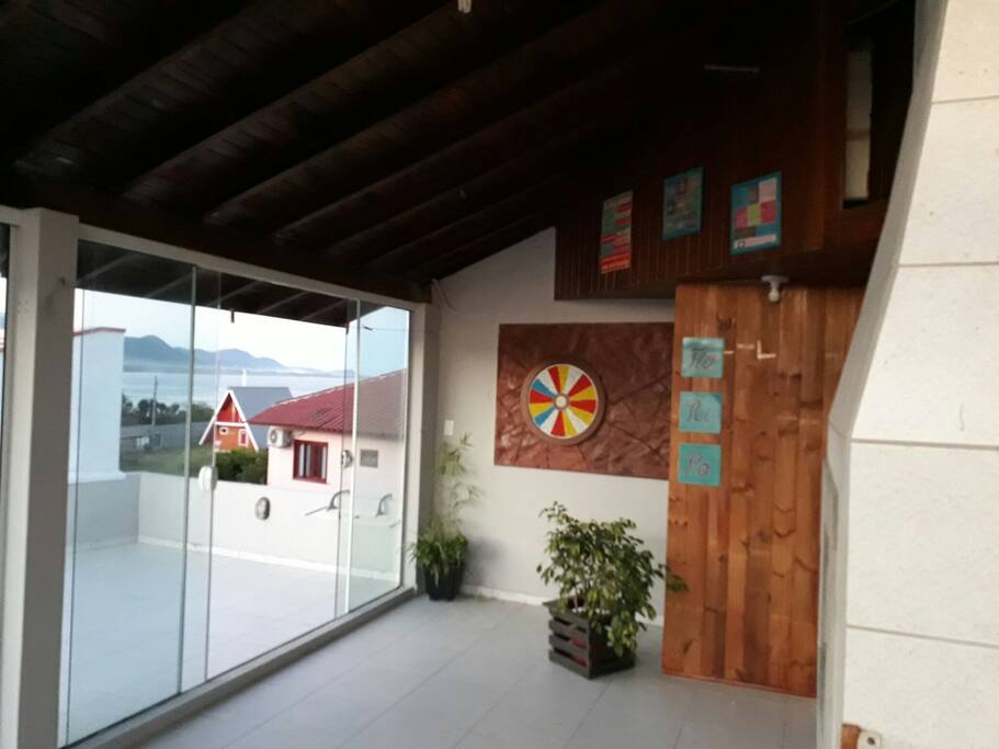 Terraço com churrasqueira